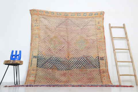 Isely Vintage Moroccan Rug  5'9" x8'7"