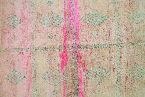 Tawrirt Vintage Moroccan Rug  6'8" x9'3"