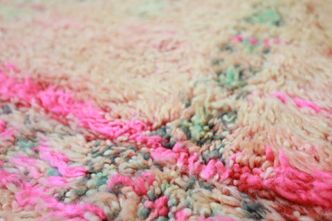 Tawrirt Vintage Moroccan Rug  6'8" x9'3"