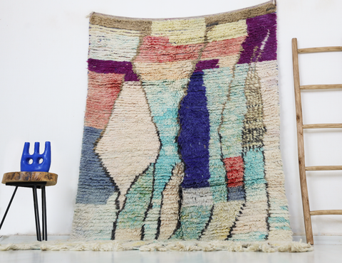 Amanar Moroccan Rug 5'0" x 8'9"