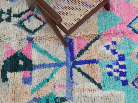 Amuzal  Moroccan Rug 4'8" x 7'9"