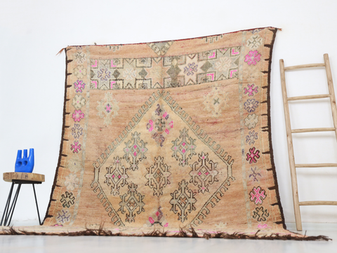Cemlal Vintage Moroccan Rug  6'7" x10'4"