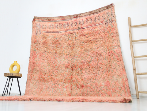Maslayen Vintage Moroccan Rug  6'8" x9'8"