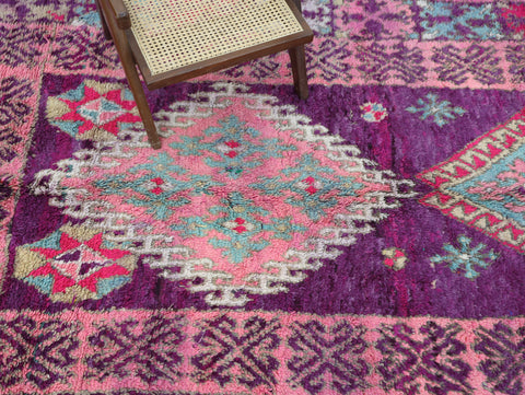Yufir Vintage Moroccan Rug 6'4" x 11'3"