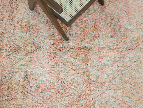 Maslayen Vintage Moroccan Rug  6'8" x9'8"