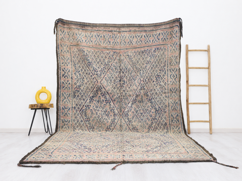 Itri Vintage Moroccan Rug 6'8" x 10'8"