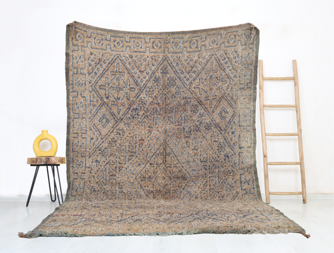 Tazrira Vintage Moroccan Rug  6'4" x10'2"