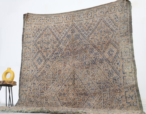 Tazrira Vintage Moroccan Rug  6'4" x10'2"