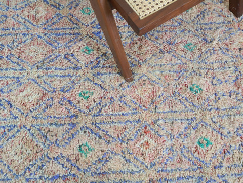 Iderfen Vintage Moroccan Rug  6'6" x11'8"
