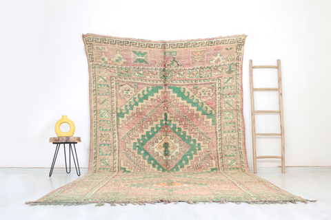 Asmawen Vintage Moroccan Rug  6'8" x11'8"