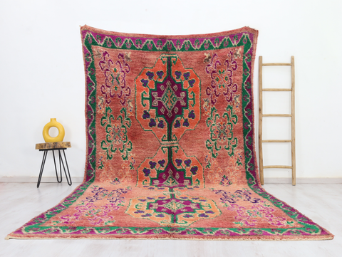 Aylan Vintage Moroccan Rug 6'3" x 12'1"