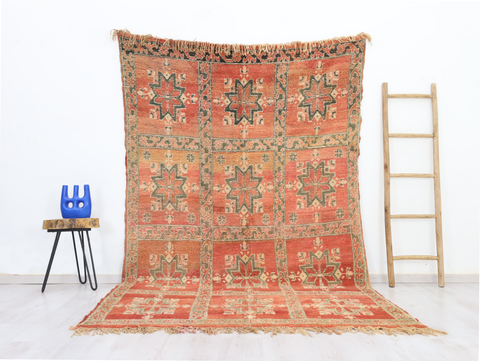 Aznag Vintage Moroccan Rug 5'8" x 9'3"
