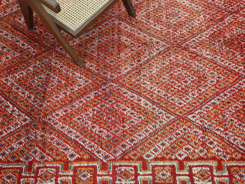Asfru Vintage Moroccan Rug 6'2" x 9'5"