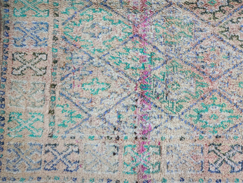 Tigmi Vintage Moroccan Rug  6'7" x11'4"