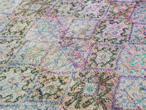Tigmi Vintage Moroccan Rug  6'7" x11'4"