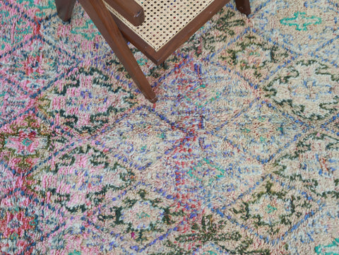 Tigmi Vintage Moroccan Rug  6'7" x11'4"