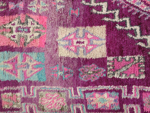 Uksas Vintage Moroccan Rug 6'8" x 13'1"