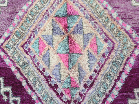 Uksas Vintage Moroccan Rug 6'8" x 13'1"
