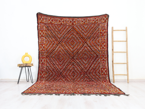 Lyna Vintage Moroccan Rug 6'2" x 9'8"