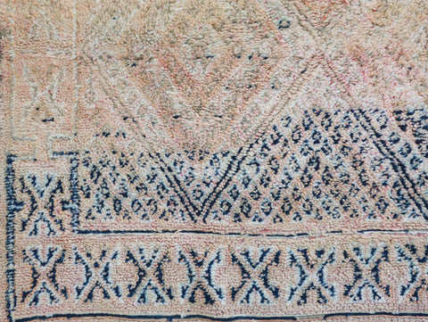 Imnayen Vintage Moroccan Rug  7'1" x11'4"