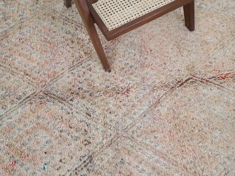 Imnayen Vintage Moroccan Rug  7'1" x11'4"