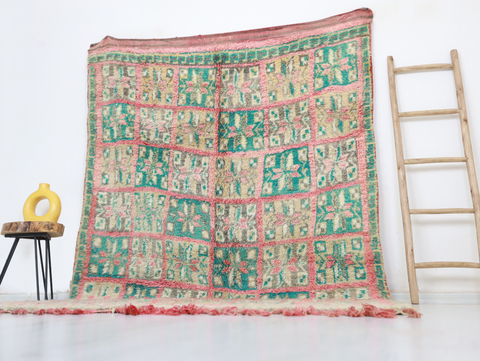 Tawenza Vintage Moroccan Rug  6'2" x10'3"