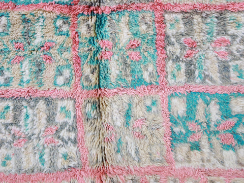 Tawenza Vintage Moroccan Rug  6'2" x10'3"