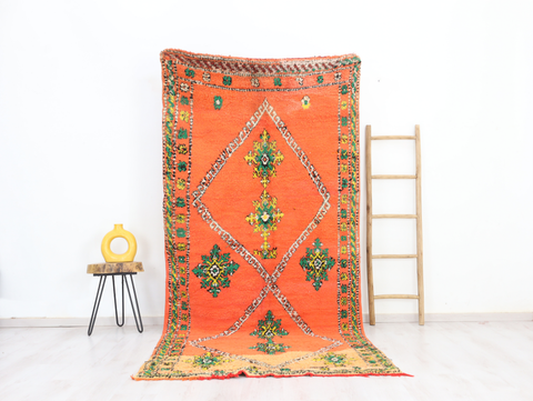 Asaslu Vintage Moroccan Rug 4'5" x 9'3"