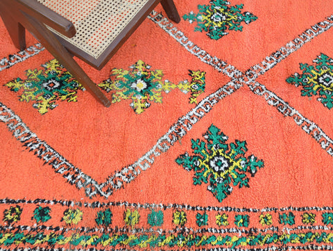 Asaslu Vintage Moroccan Rug 4'5" x 9'3"