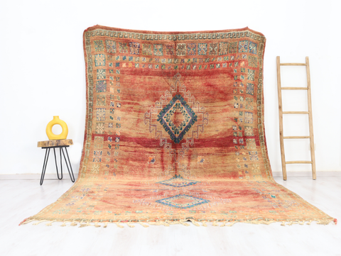 Tura Vintage Moroccan Rug 7'2" x 11'5"