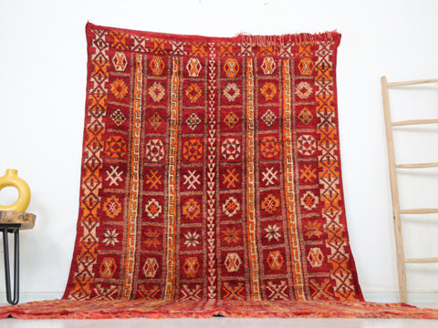 Taziri Vintage Moroccan Rug  5'6" x 10'4"