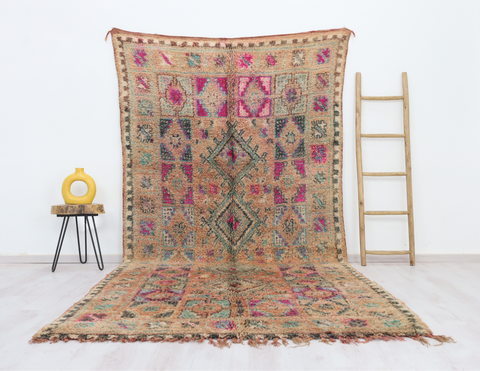 Massyla Vintage Moroccan Rug  5'8" x11'6"