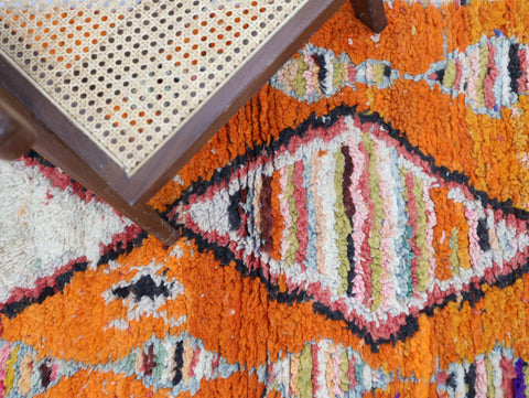 Ignwan Moroccan Rug 2'6" x 10'6"