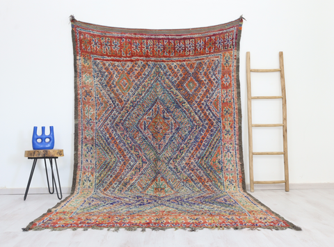 Argabi Vintage Moroccan Rug  6'0" x9'9"