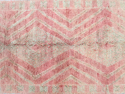 Amnayen Vintage Moroccan Rug  6'4" x10'4"