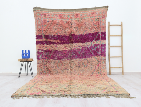 Idhilen Vintage Moroccan Rug  6'0" x11'6"