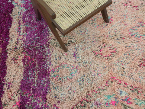 Idhilen Vintage Moroccan Rug  6'0" x11'6"