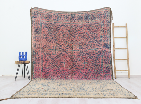 Imawen Vintage Moroccan Rug  6'5" x10'9"