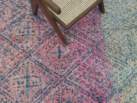 Imawen Vintage Moroccan Rug  6'5" x10'9"