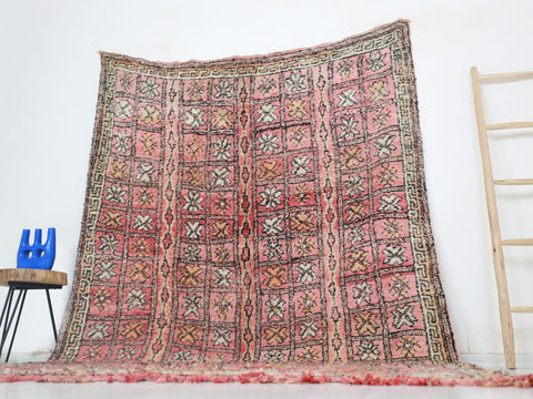 Zina Vintage Moroccan Rug  6'2" x 9'8"