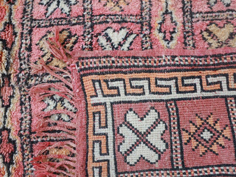 Zina Vintage Moroccan Rug  6'2" x 9'8"