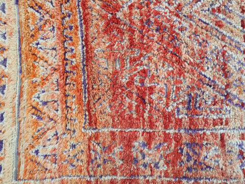 Aferzan Vintage Moroccan Rug  6'8" x10'9"