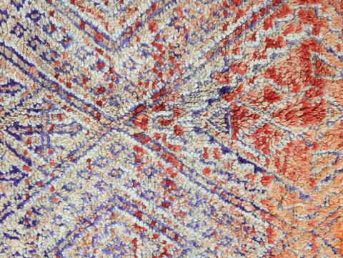 Aferzan Vintage Moroccan Rug  6'8" x10'9"