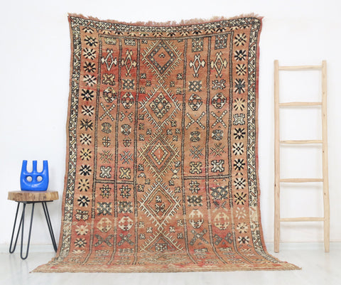 Syphax Vintage Moroccan Rug  4'9" x 8'3"