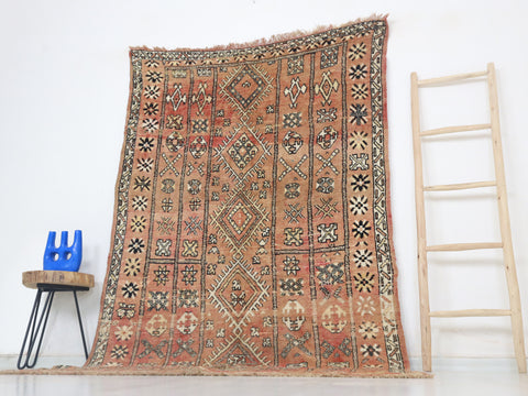 Syphax Vintage Moroccan Rug  4'9" x 8'3"