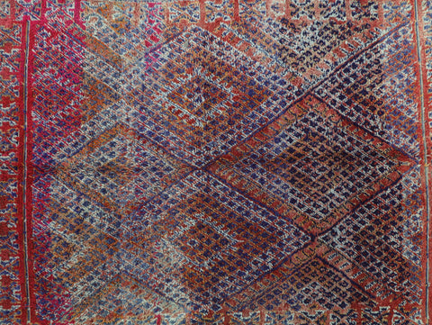 Askam Vintage Moroccan Rug  6'8" x9'4"