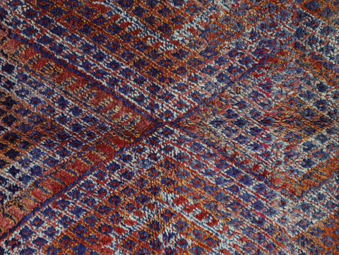 Askam Vintage Moroccan Rug  6'8" x9'4"