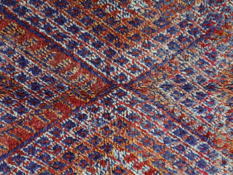 Askam Vintage Moroccan Rug  6'8" x9'4"