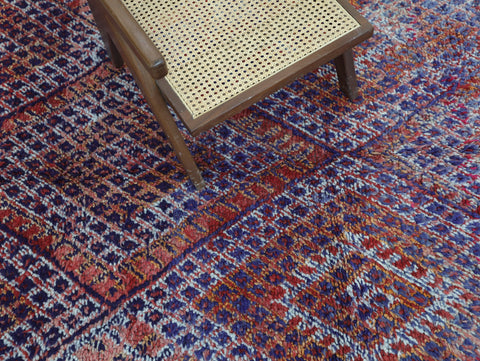 Askam Vintage Moroccan Rug  6'8" x9'4"