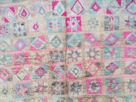 Awzar Vintage Moroccan Rug  6'4" x12'6"